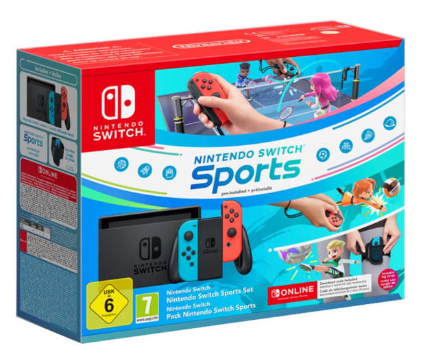 NINTENDO Switch Neon + Nintendo Switch Sports + Nintendo Switch Online 3 miesiące - 1184504 - zdjęcie 7